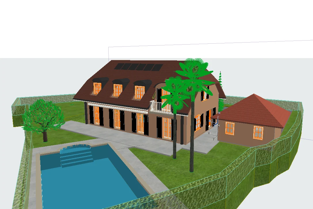Modelo BIM: vivienda y entorno